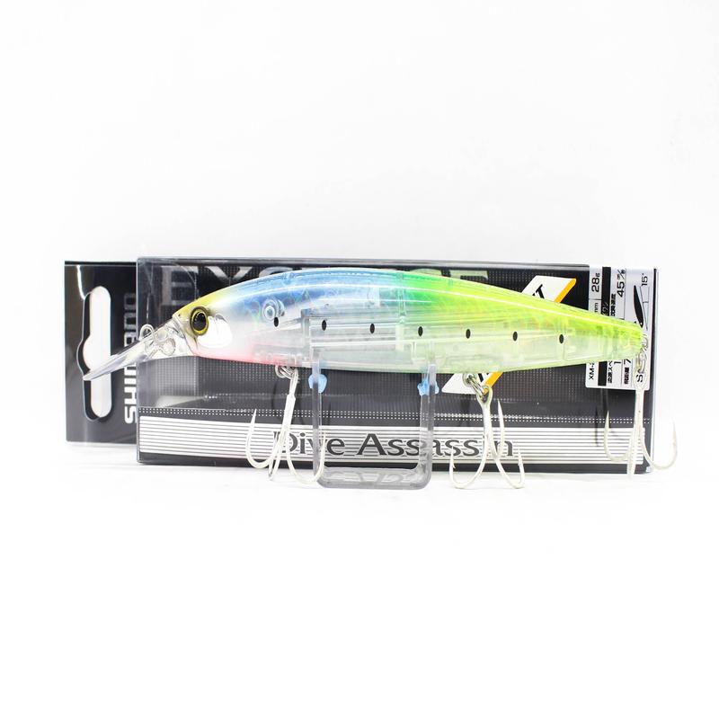 Sale Shimano XM-212V Exscence Dive Assasin 125S FB Sinking Lure 008 (5192)