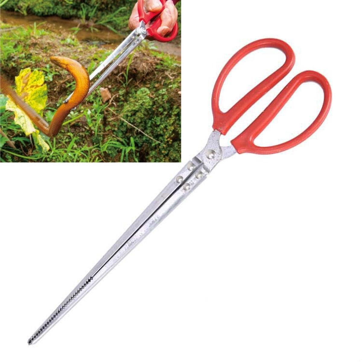 Rice Eel Clip Lobster Tongs Rice Eel Clip Crab Loach Pliers Fish Control Garbage Clip, Size:38cm, Style:Straight