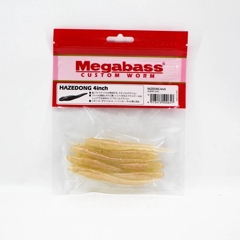 Megabass Soft Lure Hazedong 4 Inches Aurora Shad (0657)
