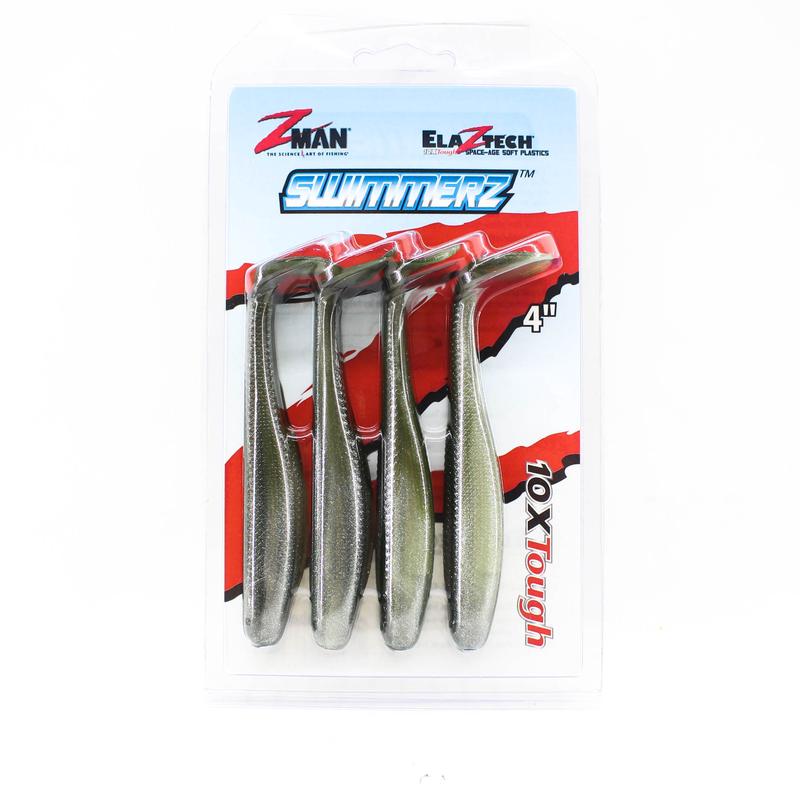 Zman Soft Lure SwimmerZ 4 Inch 4/Pack Ayu (6312)