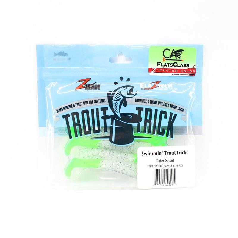 Zman Soft Lure Swimmin Trout Trick 3.5 Inch 6/Pack Tater Salad (5285)
