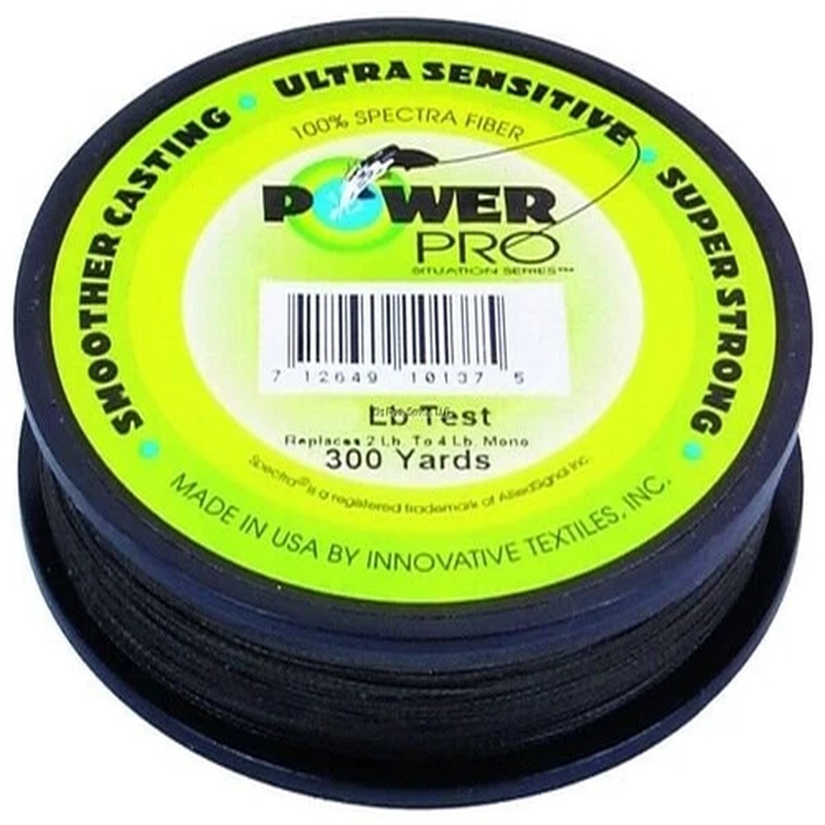 Power Pro Braided Spectra Fishing Line 30 lb 300 Yd Moss Green