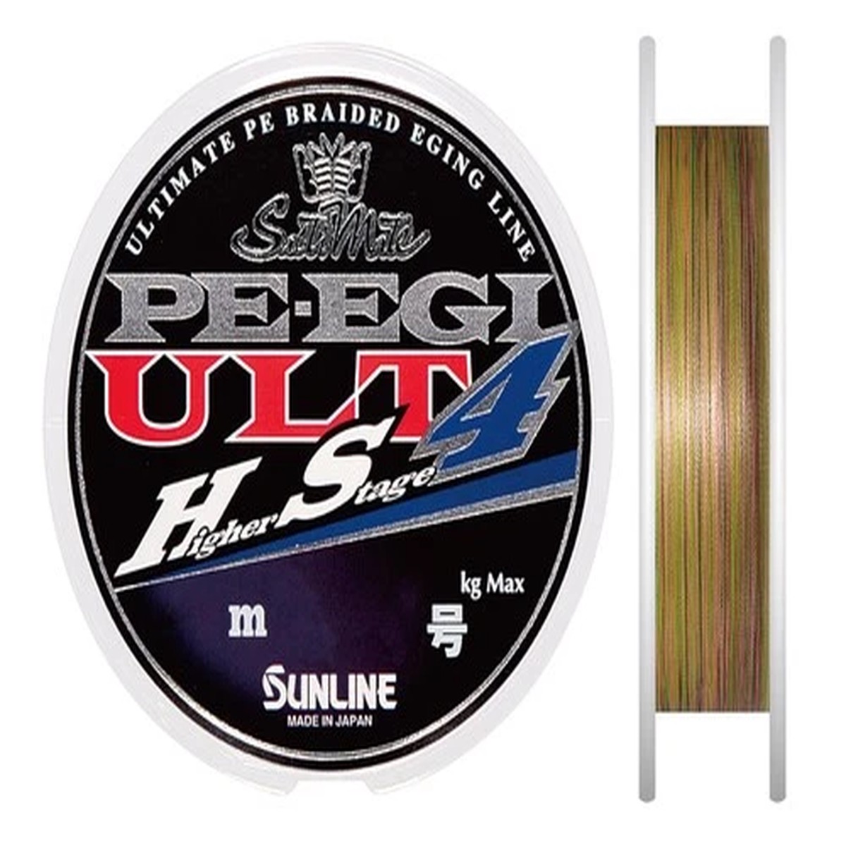 SUNLINE SaltiMate PE EGI ULT HS4 180m 4-Braid PE Line Multicolor B01GH2MR3C