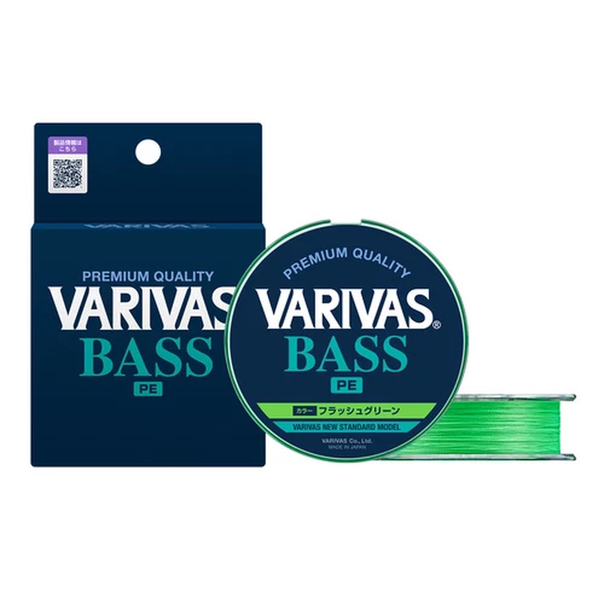 * VARIVAS BASS PE X4 Braid Line 150m #Flash Green