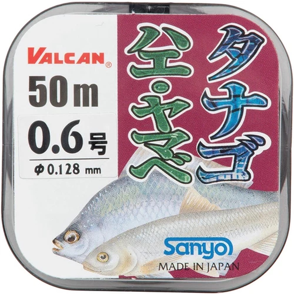 * Sanyo Nylon VALCAN Tanago Hae Yamabe Micro fishing Nylon Line Leader 50m Black
