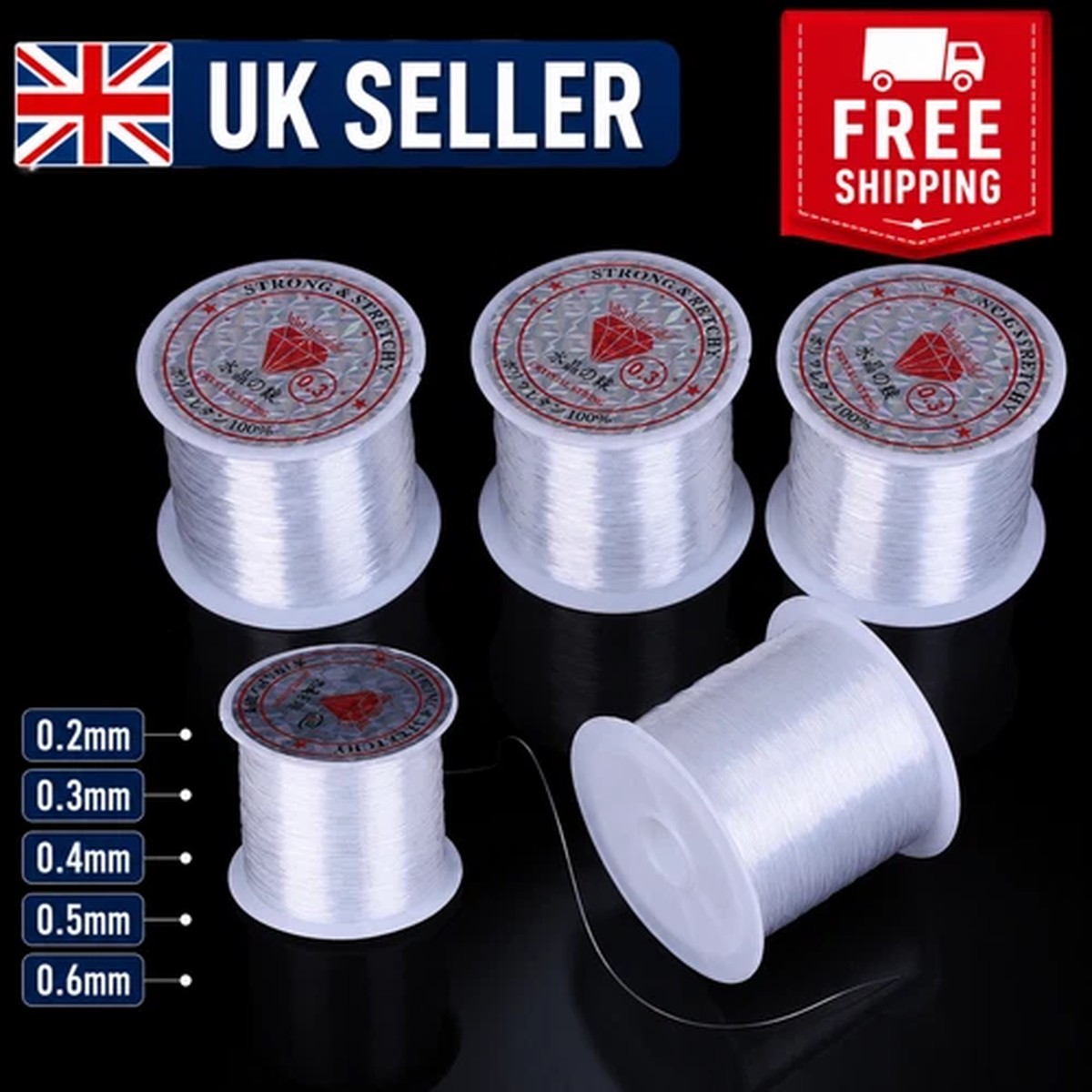 0.2mm-0.6mm Thread Monofilament Strong Fish Wire Nylon Braided Fishing Lines