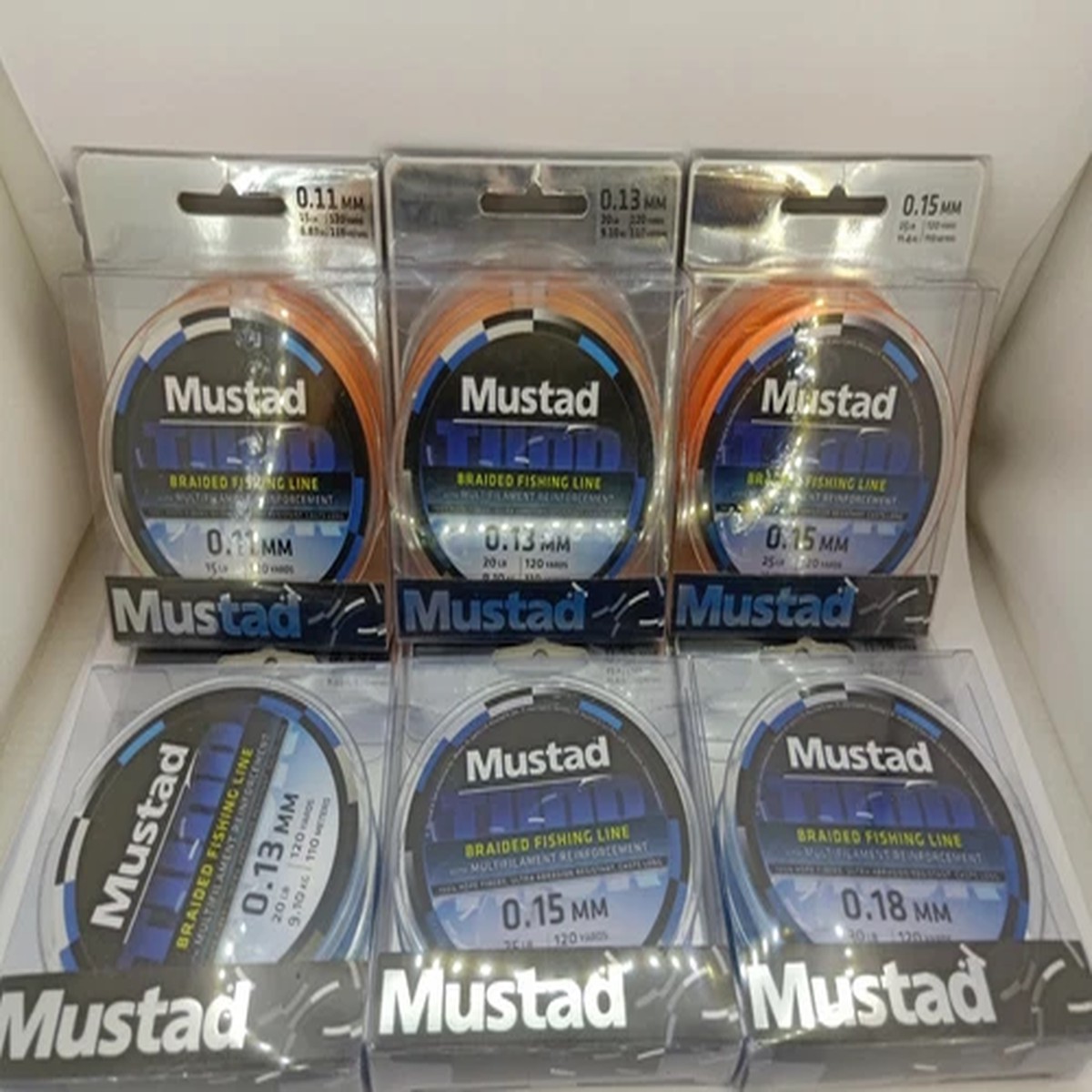 1 pc Mustad Braided Fishing Line 120yd / 110m Multifilament Reinforcement