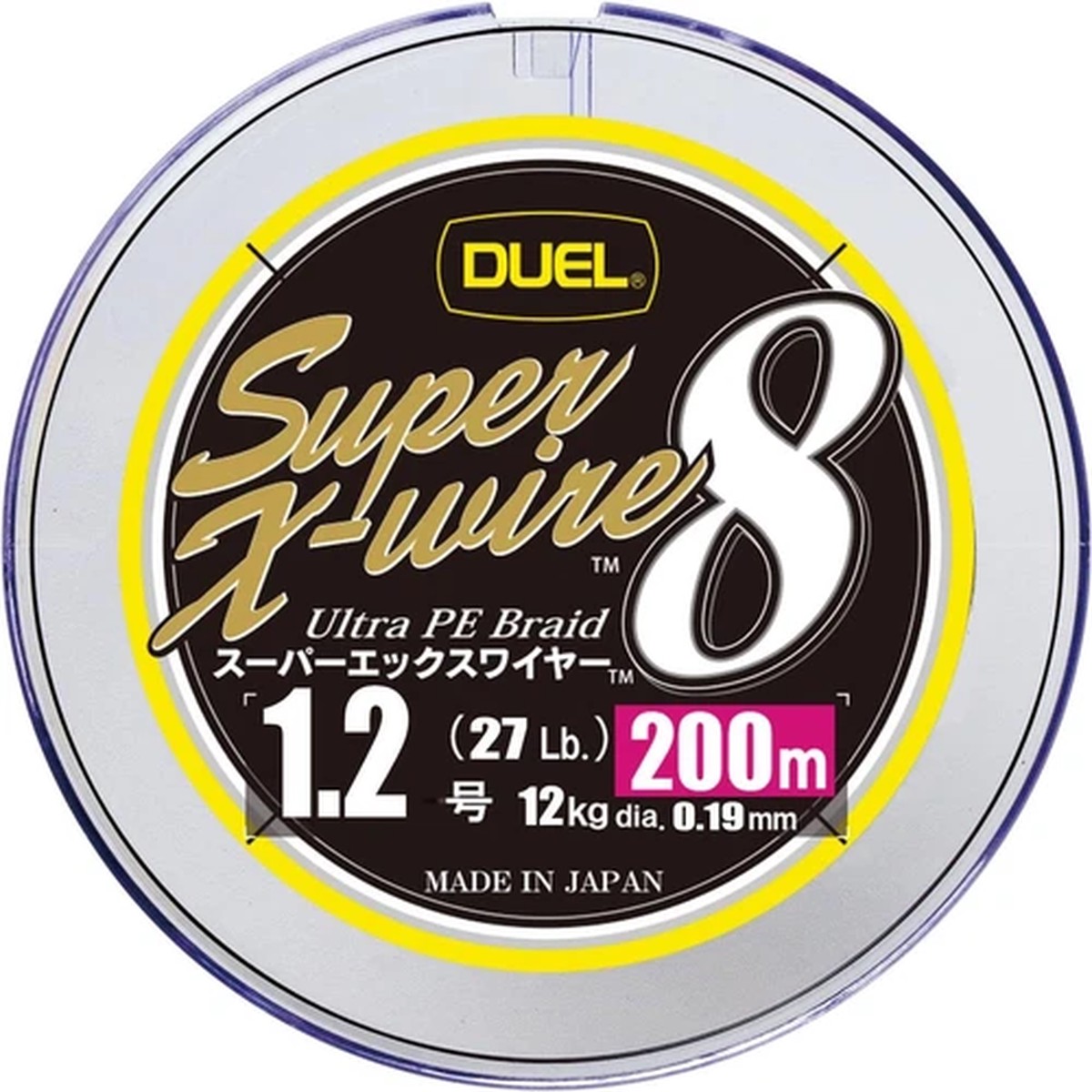 ** DUEL Super X-wire 8 200m PE Braided line multi-color