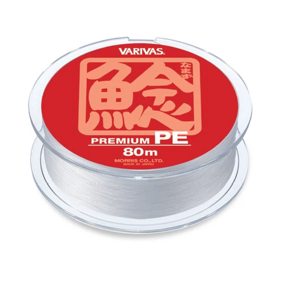 * VARIVAS NAMAZU (Catfish) PREMIUM PE 80m #Pearl White. 8Braid Line