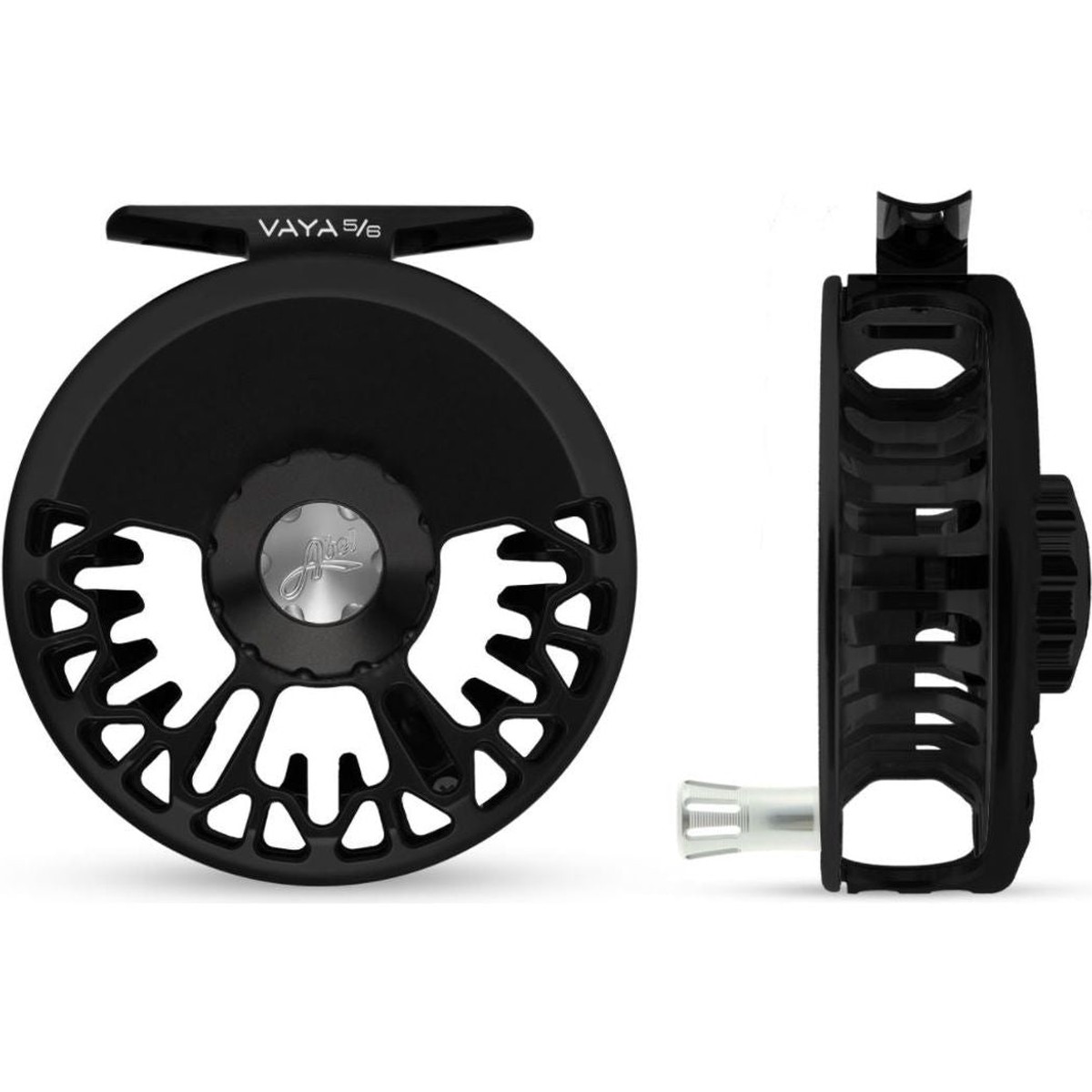 Abel Vaya Reel 5/6 Black with Platinum Handle