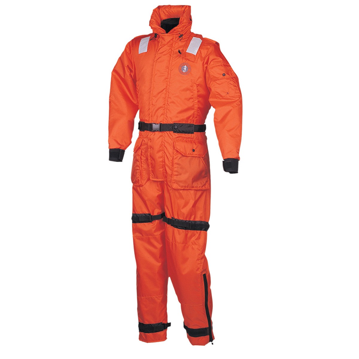 Mustang Deluxe Anti-Exposure Coverall Work Suit - Orange - XS